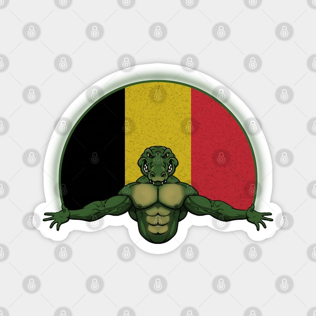 Gator Belgium Magnet by RampArt