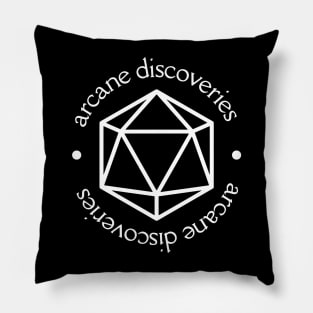 Arcane Discoveries (White) Pillow