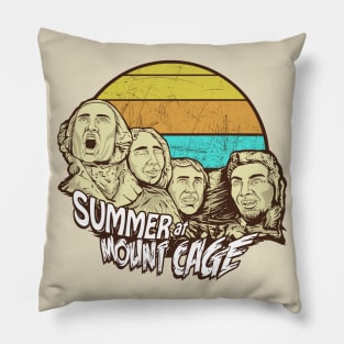 Summer at Mount Cage Pillow