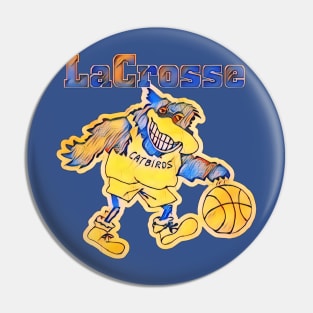 LaCrosse Catbirds Basketball Pin