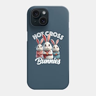 Hot Cross Bunnies Funny Easter Tee Phone Case