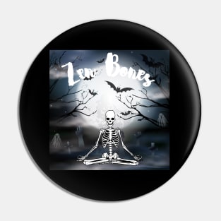 Skeleton meditating - Zen Bones Pin