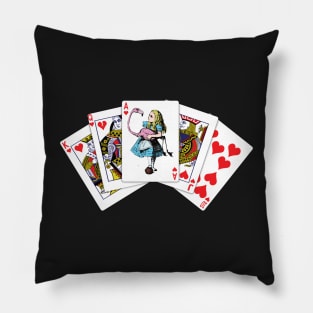 Alice's Royal Flush Pillow