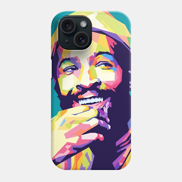 Marvin Gaye Pop Art Phone Case by Zet Art