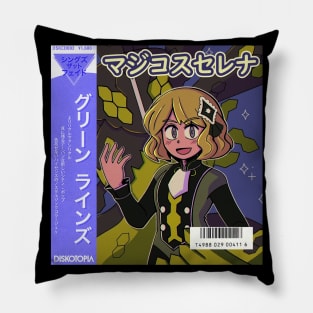 vaporwave anime aesthetic girl serena video game Pillow