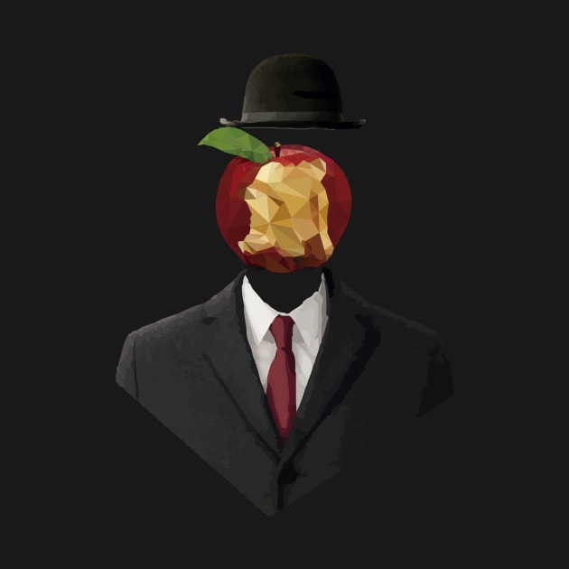 Magritte Apple Head by DROLO