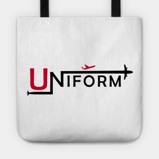 UNIFORM Aviation Phonetic Alphabet Pilot Airplane Tote