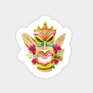 Colorful Tiki Magnet