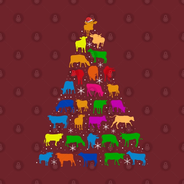 Cows Christmas Tree by KsuAnn