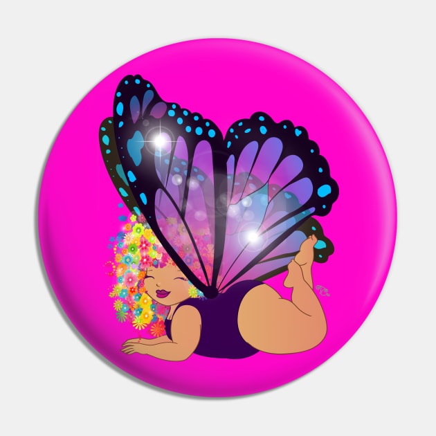 Flower Fairy Pin by Toni Tees