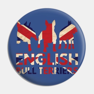 English Bull Terriers Union Jack Pin