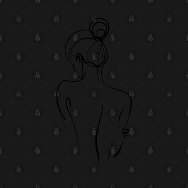 Simple And Aesthetic One Line Art Woman by medabdallahh8