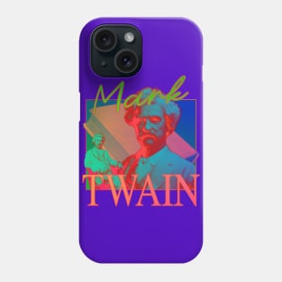 Mark Twain Trippy Psychedelic Tie Dye Phone Case