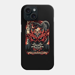 skull oni gym Phone Case