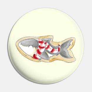 Cookie Cut Shark Pin