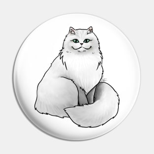 Cat - Persian - White Pin