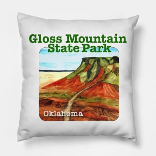 Gloss Mountain State Park, Oklahoma Pillow