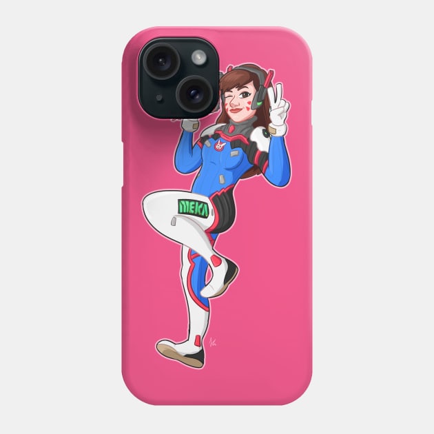 D.Va Phone Case by AlejandroKayArt