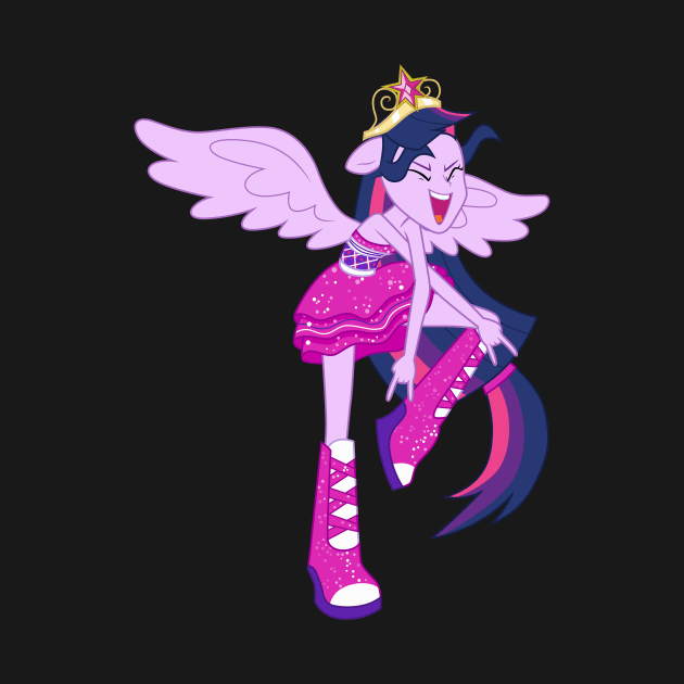 Dancing Twilight Sparkle by CloudyGlow