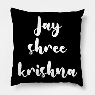 Jai shree krishna Pillow