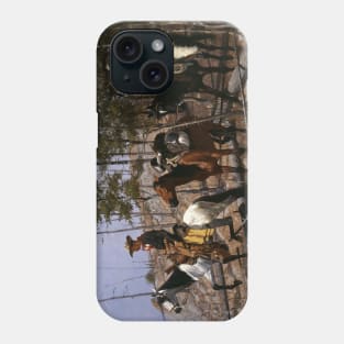 Prospecting for Cattle Range by Frederic Remington Phone Case