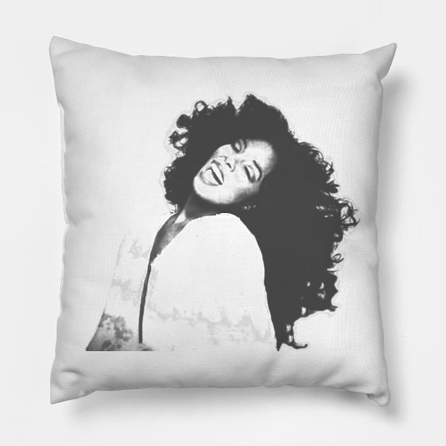 Donna Summer - Vintage 70s Pillow by Deorans