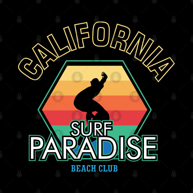 California surf paradise retro beach club by SSSD