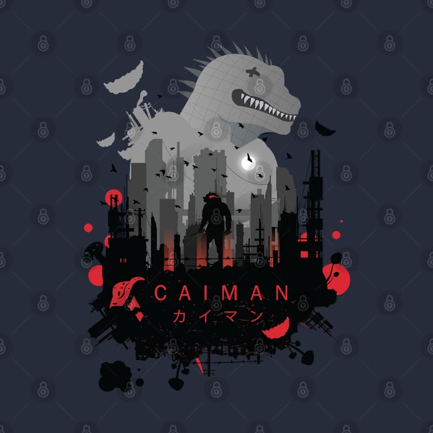 Caiman Negative Space by SwensonaDesigns