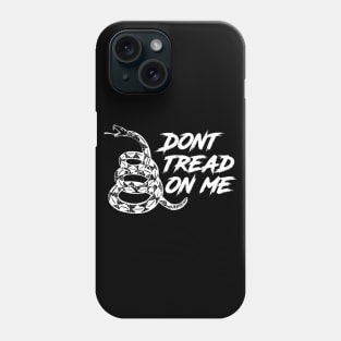 Don't Tread on Me - Black Phone Case