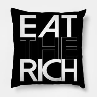 Eat the Rich Revolution Ant Capitalist Anarchy Socialism Pillow