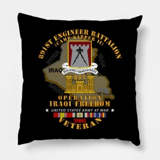 891st Engineer Bn - Camp Sapper II -  OIF - 2008 w IRAQ SVC X 300 Pillow