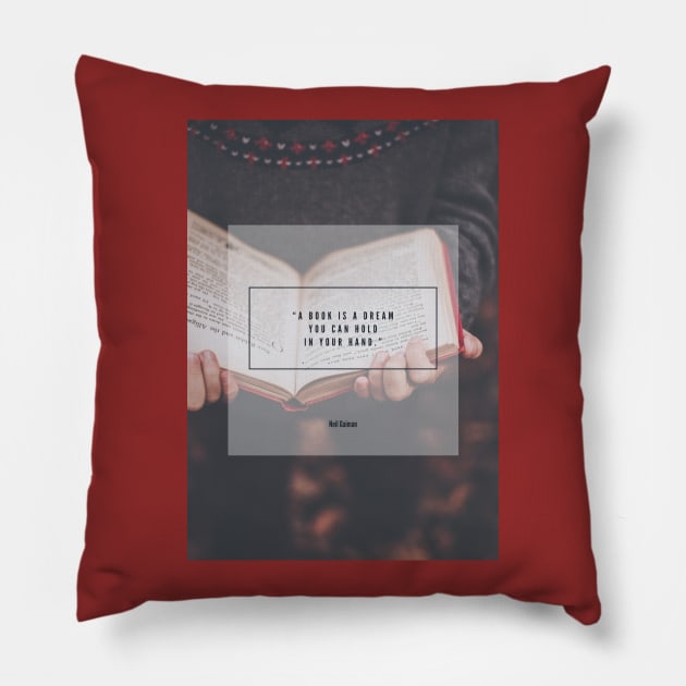 A book is a dream Pillow by missguiguitte