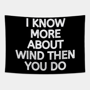 I Know More About Wind Than You Do Tapestry