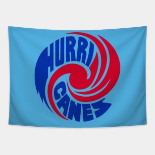 Hurricanes Sports Logo Tapestry