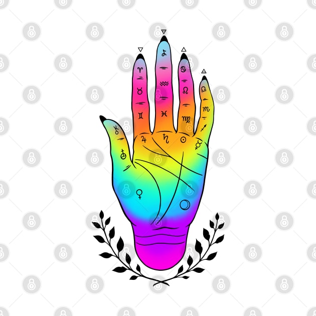 Palmistry hand by OccultOmaStore