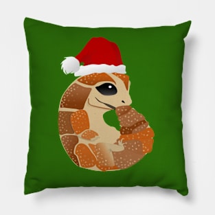 Amos The Christmas Lizard Pillow