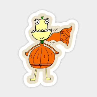 Petey the Pumpkin Pelter Magnet