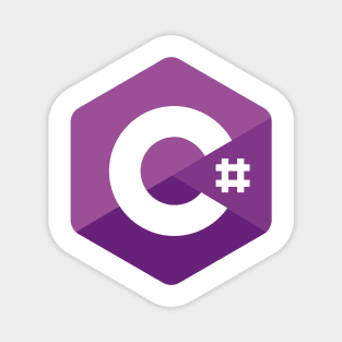 C# Sharp logo Magnet