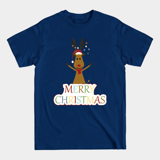 Discover Happy and Merry Christmas reindeer - Xmas - T-Shirt