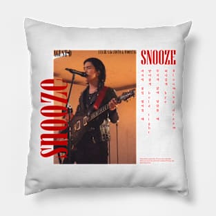 Snooze - Rainbow version 2 Pillow