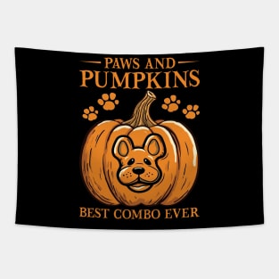 Paws & Pumpkins Best Halloween Dog Ever! Tapestry