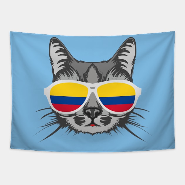 Colombian Cat Tapestry by sqwear