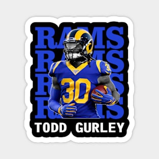 Los Angeles Rams Todd Gurley 30 Magnet