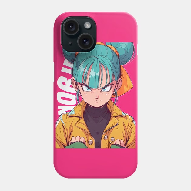 BULMA WANT'S TO BEAT EM UP | Dragonball Anime Manga | PROUD OTAKU Phone Case by PROUD OTAKU