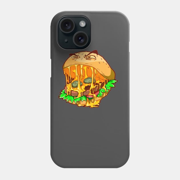 MONSTER BURGER Phone Case by NezaWorks