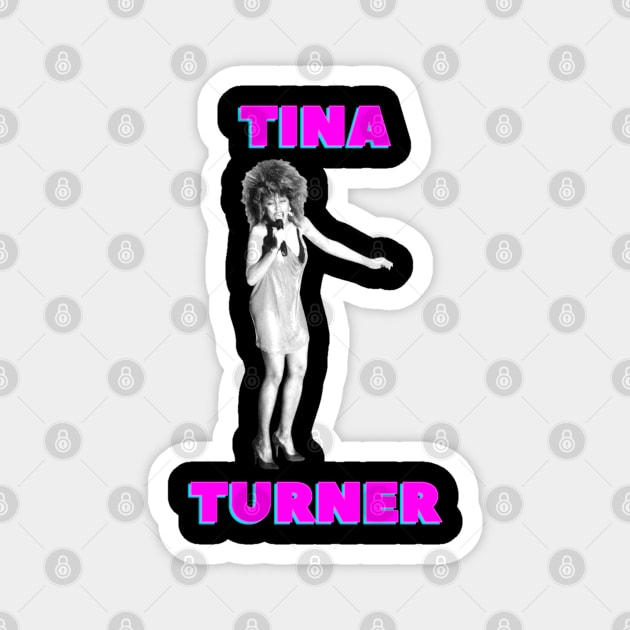 Tina Turner - Retro Musician, celebrity, and Actress Magnet by DesginsDone