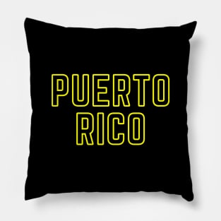 Puerto Rico Travel Tourist Pillow