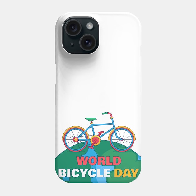 World Bicycle Day Phone Case by Hastag Pos