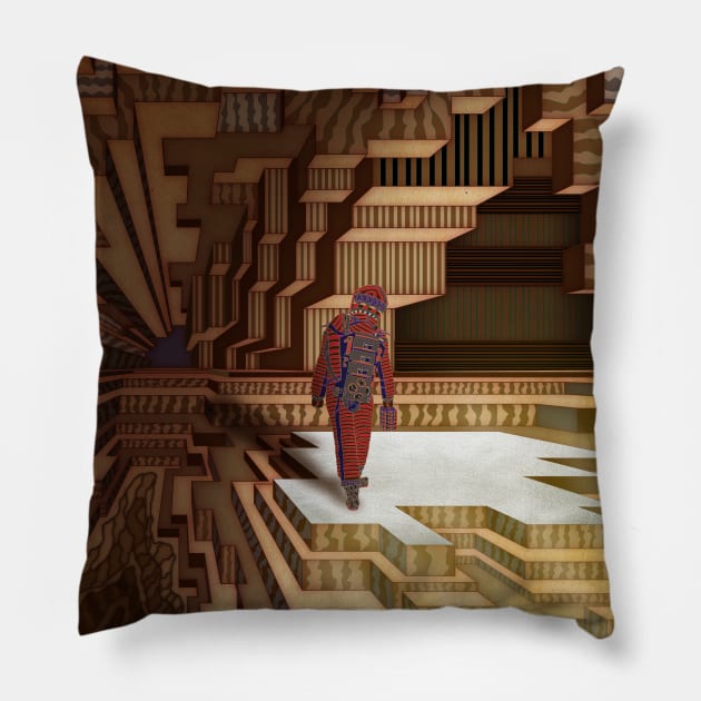 Interstellar Space Odyssey Pillow by GSWartwork