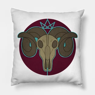 Ram skull Pillow